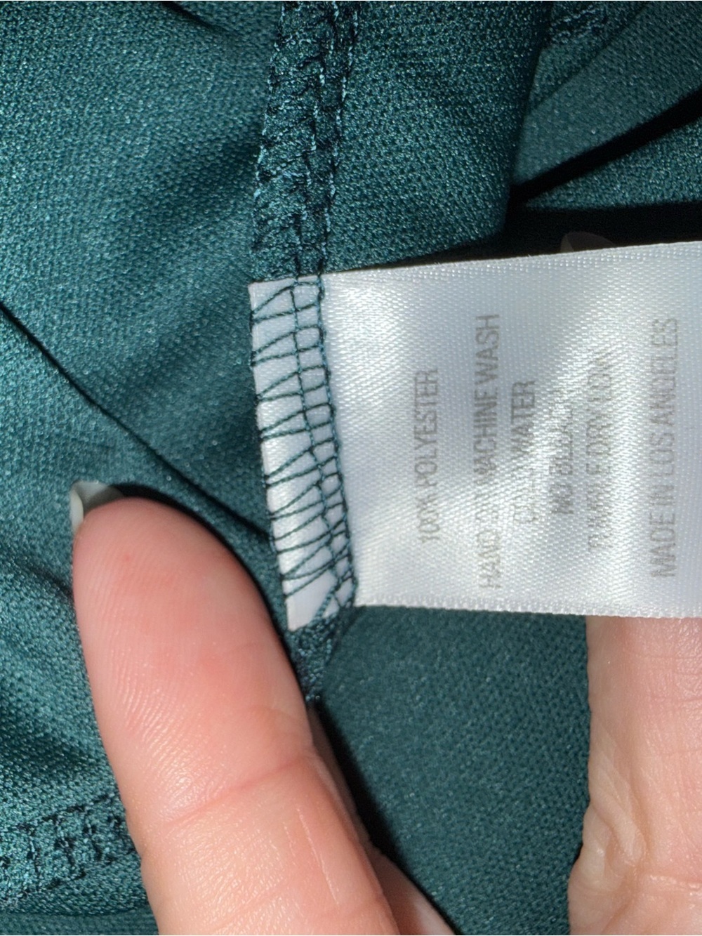 Lucy in the Sky Quinn Tie A Line Mini Dress Emerald Green Size S - Picture 6 of 6